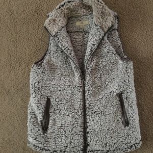 Gray Sherpa vest